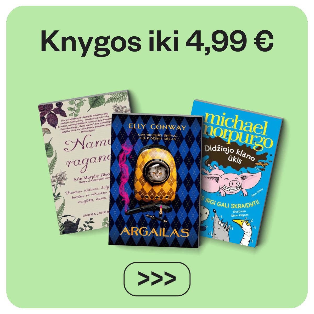 Šimtai knygų iki 4,99€