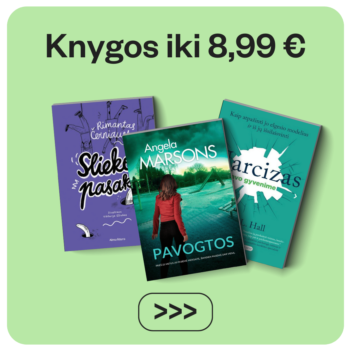 Šimtai knygų iki 8,99€