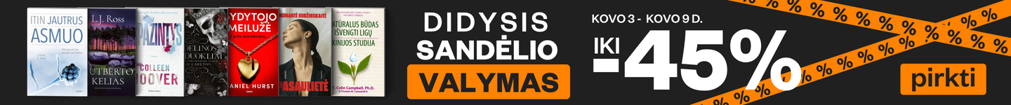 DIDYSIS sandėlio valymas iki -45%