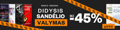 DIDYSIS sandėlio valymas iki -45%