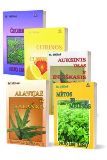 KNYGŲ RINKINYS. Gydomės vaistiniais augalais. Liaudies medicinos žinovė Marija Milaš pataria (5 knygos) | Marija Milaš