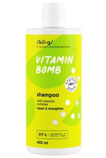 KILIG VITAMIN BOMB plaukus stiprinantis šampūnas su vitaminų kompleksu (400 ml) | 