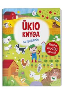 Ūkio knyga su lipdukais. Daugiau kaip 100 lipdukų! | 