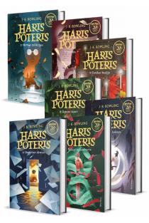 KNYGŲ RINKINYS. HARIS POTERIS. Visos (1-7) serijos knygos | J. K. Rowling