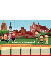 Pamokų tvarkaraštis (A4) | 