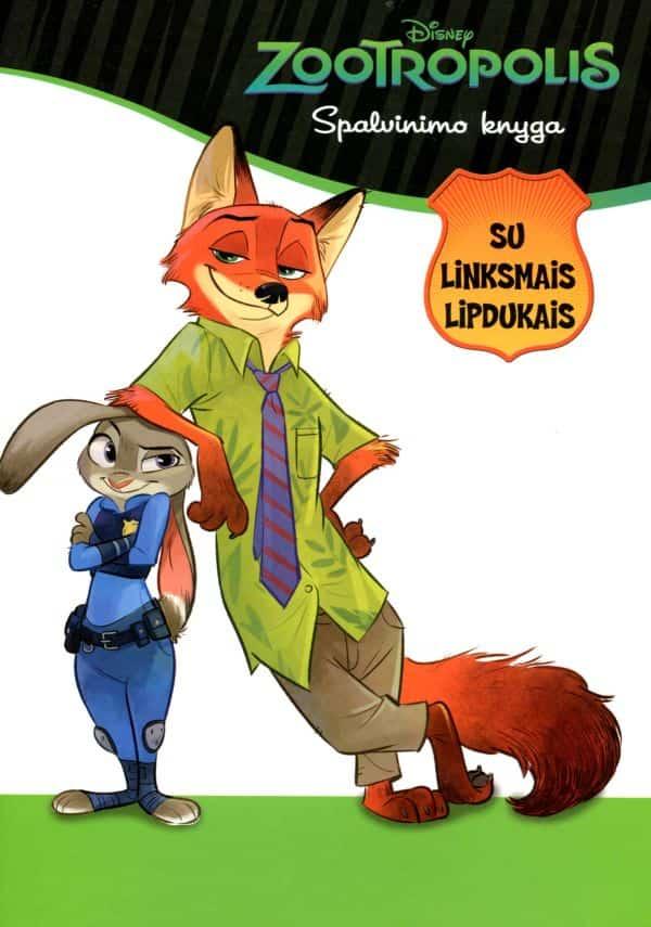 Zootropolis Spalvinimas Su Lipdukais Patogupirkti Lt