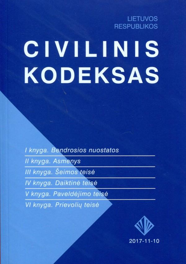 Unknown Lietuvos Respublikos Civilinis Kodeksas (2022-09-01) Kaina